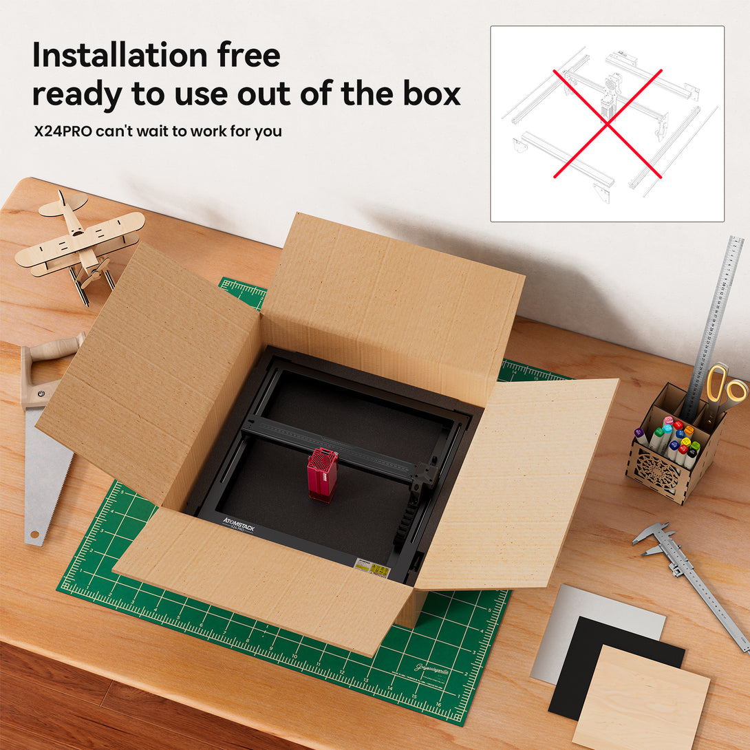 Atomstack X24 Pro 120W All-in-one 2nd Generation Laser Engraver - Atomstack EU